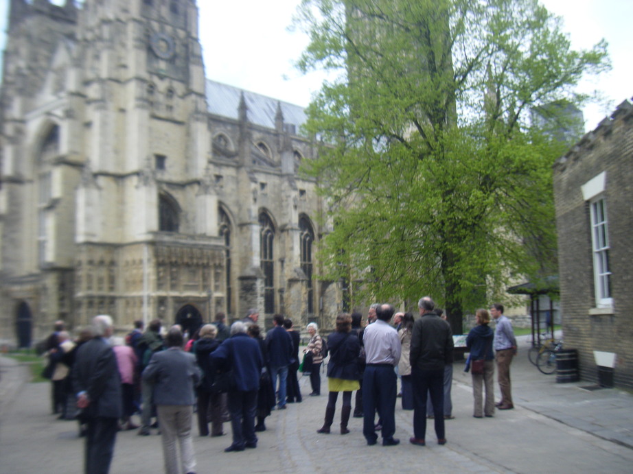 outside the cathedral